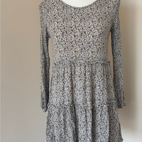 Floral Long Sleeve Dress - Gray from target - Picture 1 of 10